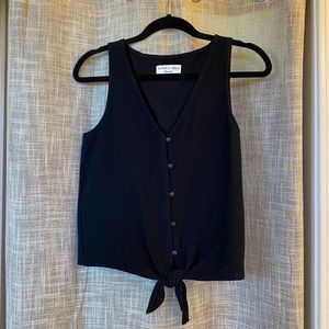 Madewell Ribbed tie top